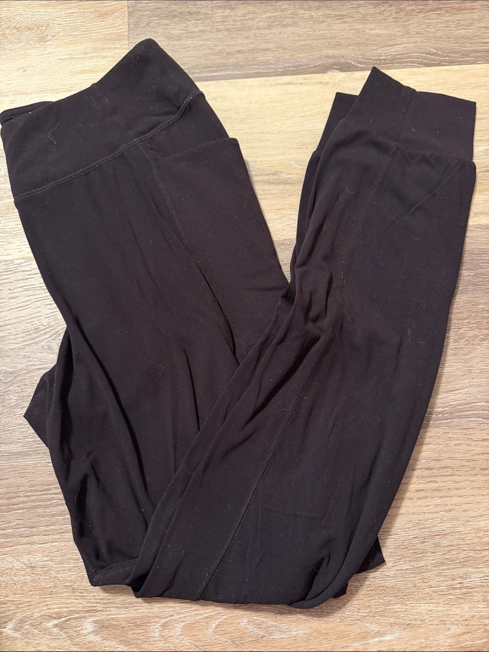 Black High-Waist Active Leggings/Joggers